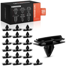 A-Premium 20 PCS Nylon Fender Flare and Rocker Moulding Car Retainer Fastener Push Pin Clips Compatible with Jeep JK Series Wrangler 2007-2016 - for 14mm