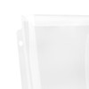 Idena 11126 Document Wallet A4 Plastic Sorting Folder in Transparent