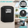 VOBUKE Key Safe with Combination Code, Outdoor Key Safe Weatherproof
