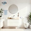TURS Gunmetal Grey 3-Piece Bathroom Accessories Set, Wall Mounted