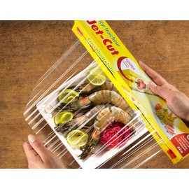 Jet-Cut Cling Film for Cutting, Consumer, 30 cm x 40 m, Transparent 251 K Quattro 4
