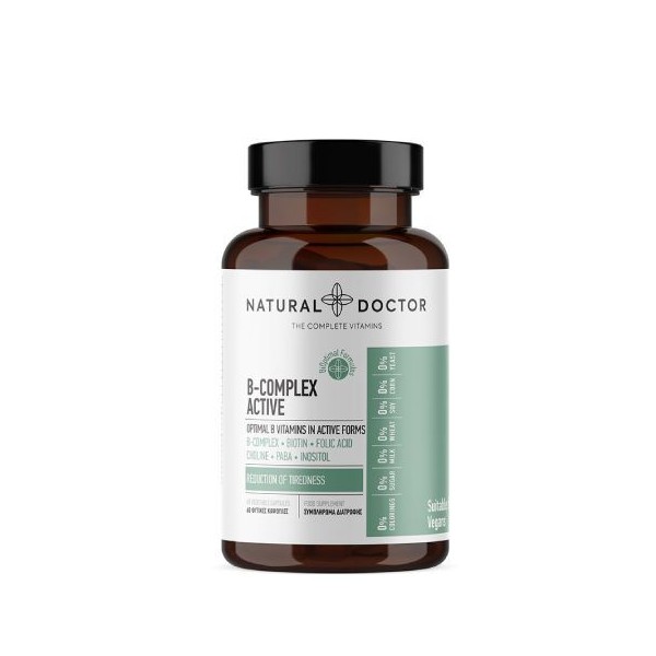 Natural Doctor B-Complex Active, 60 Caps