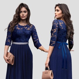 JASGOOD Bridal Belt Handmade Crystal Rhinestone Braided Wedding Dress Sash Belt For Bridal Gowns,Navy Blue