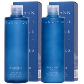 Pure Marine Men's Cosmetics Men's Skin Toner 300ml + Lotion 300ml 2-Piece Set / 6,000x Hyaluronic Acid Moisturizing, Whitening and Anti-Wrinkle Ingredients Added / 퓨어마린 남성화장품 남자스킨300ml + 로션300ml 2종세트/히알루론산 6천배 수분보습 미백주름 성분추가