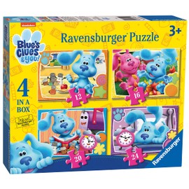 Ravensburger Blue's Clues - 4 in Box (12, 16, 20, 24 Pieces) Jigsaw Puzzles for Kids Age 3 Years Up
