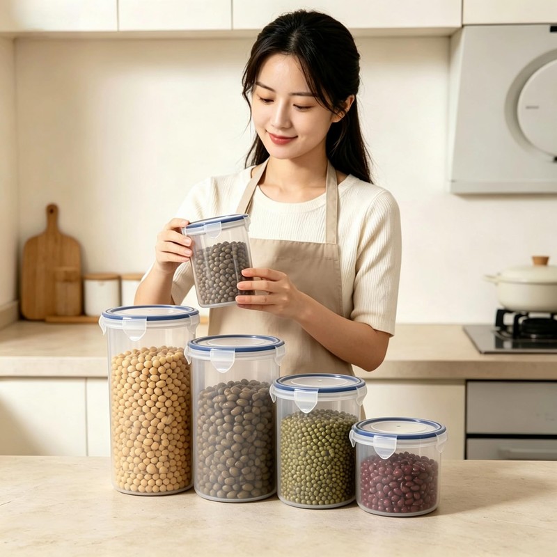 Boxdljh Food Storage Containers Set for 4 Pack, Freezer Containers