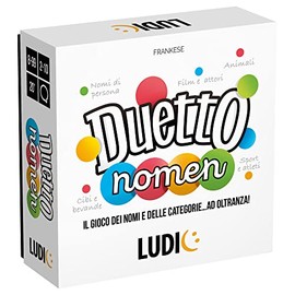 Ludic Duetto Nomen It55423 Super Addictive Words Challenge It55423 Board Game for the Family for 2-6 Players, Made in Italy