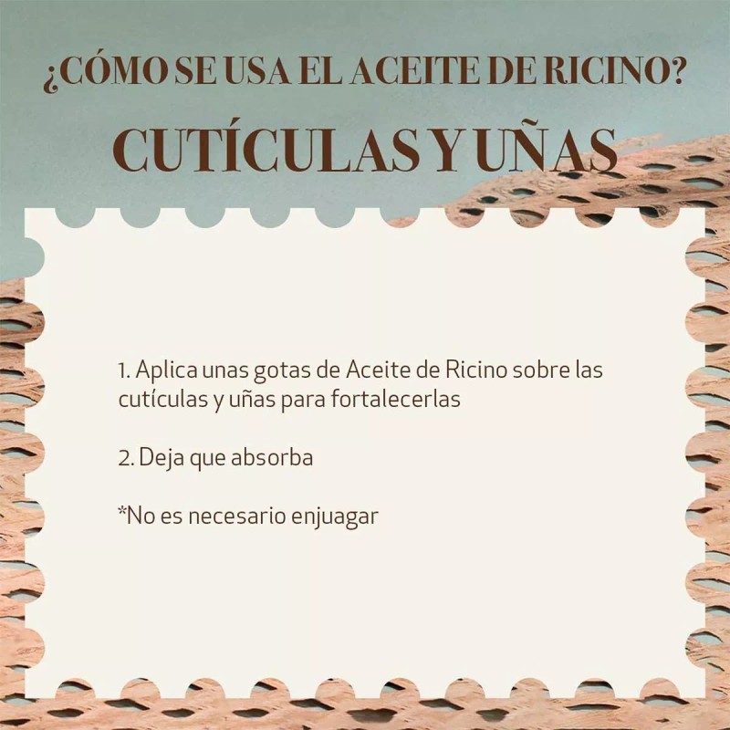 Yuya Aceite Ricino Yuya Tópico Hidratante Piel Cejas Cabello 50ml