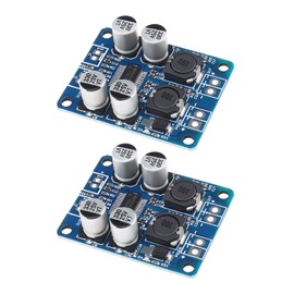 Create idea 2Pcs PBTL Mono Amplifier Board TPA3118 Mono Digital Audio Amplifier Board Module for Home and Car Audio System Modification 60W DC 8-24V