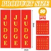 Jexine 50 Pcs Judge Ribbon Award Ribbon Bulk for Students
