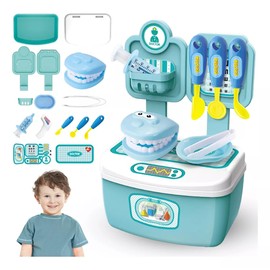 STAYOUNG Juego de Médico - Kit de Médicos de Juguete 14PCS, Kit de Dentista,Regalo en Fiestas,Cumpleaños