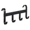 Bridle Holder Metal with 4 Hooks Black