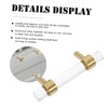 GRIRIW Simple Style Acrylic Drawer Pulls Replacement Handles for Cabinets