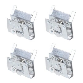 BOLWHAO 4 PCS Mini Blind Brackets Bracket Universal Replacement Vertical Mounting Bracket Blinds Mounting Snap Fixed Code Roller Blind Accessories