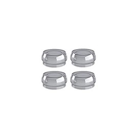 IQ-Rhein Equator OD Secure Retentive Caps Standard, Clear 1.8kg/3.9lbs (4-Pack)