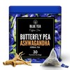 BLUE TEA - Blue Flower Ashwagandha Tea Bags - 30