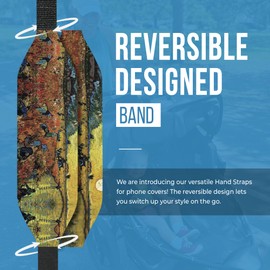 Switchbands Customizable Universal Phone Grip Strap | Reversible Phone Hand Strap for Phone Cases as Phone Loop Holder| Secure handling by Comfortable Phone Strap - The Red Vineyard