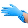 SousVideTools 100 Pieces Medical Nitrile Gloves, Blue Disposable Gloves Large,