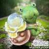 Maikall Rish Solar Garden Turtle Statue with LED Light Decorative
