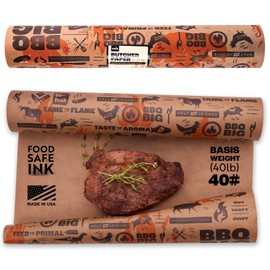 Cave Tools Premium Brown Butcher Paper Roll for Smoker - 18 inches x 175 feet, Made in USA - BBQ Food-Grade Sheet for Grilling & Smoking Meat - Unbleached, Uncoated, Unwaxed