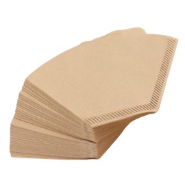 Filtros de café de Cono de 100 Unidades para Cafetera de Goteo y Vertido Filtro para Cafetera Filtro de Papel para Filtros de Goteo Desechables Marrón Natural