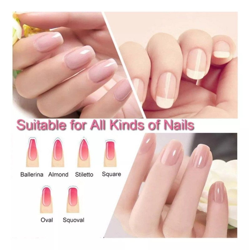 Luotivon Lima De Uñas De Cristal Para Manicure Profesional (2piezas)