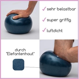 Beneyu® Non-Slip & Super Light Soft Pilates Ball – Gymnastics Ball Small – 23 cm + Exercises (English Language Not Guaranteed), 23cm