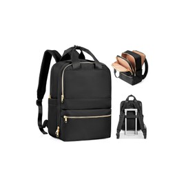 Carry on Travel Backpack for Women Airplane Approved Hand Luggage Backpack Water Resistant Personal Item Travel Backpack，B2- Black Gold Chain(Lightweight）