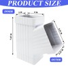 Niuohoy Gutter Y Downspout Connector, Gutter Y Connector, Square Downspout