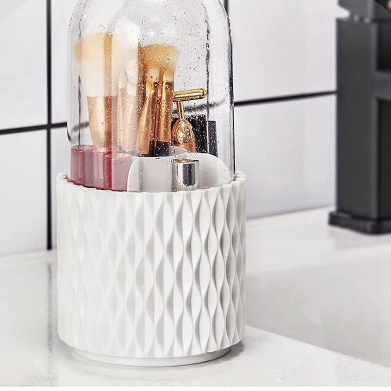 2Piece Makeup Brush Holder Dustproof & Waterproof Storage Make Up