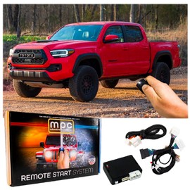 MPC Remote Start Kit Compatible with Toyota Tacoma 2016-2023 || Push Lock 3X to Start || Plug and Play || Key Ignition Only || USA Tech Support