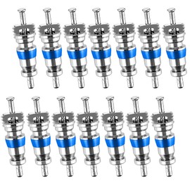 100Pcs HVAC Schrader Valve Core, High-Pressure Valve Stem Core with Teflon Seal for R410/R32/R22 Refrigerant, Replacement for AC and Refrigeration Systems