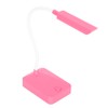 2 Sets LED Desk Lamp Pink Flexible Gooseneck Foldable Home