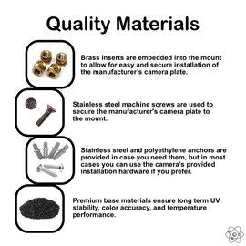 Angled Doorbell Mount compatible with Eufy E340 Security Video Doorbell (70-Degree, Black)