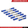 RCAWD Adjustable Aluminum Turnbuckles/Camber Link with Rod Ends Sets for