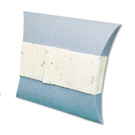 At Peace Memorials Journey Biodegradable Cremation Urn for Water/Earth Burial Adult 220 Cubic inches (Aqua Blossom)