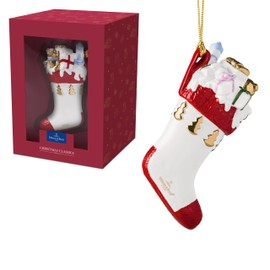 Villeroy & Boch Christmas Classics Ornament Santa Stocking 7 x 4.5 x 13 cm