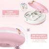 Lumbor37 Protector Bucal y Almacenamiento de Dentaduras Postizas, Elegante Contenedor
