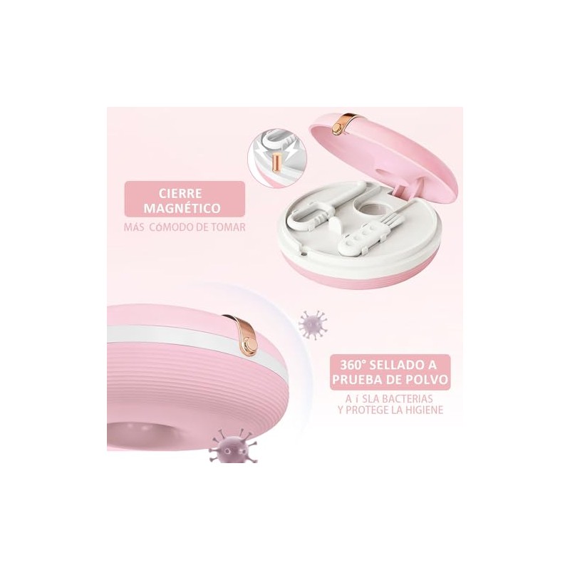 Lumbor37 Protector Bucal y Almacenamiento de Dentaduras Postizas, Elegante Contenedor