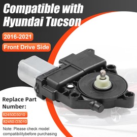 CCNLHZM Power Window Lift Motor Compatible with Hyundai Tucson 2016 2017 2018 2019 2020 2021 2022 Front Left Driver Side with Auto Up & Down Replace# 82450D3010 82450-D3010