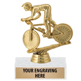 Biking Trophies - 6" Mountain Bike Trophy Award 20 Pack