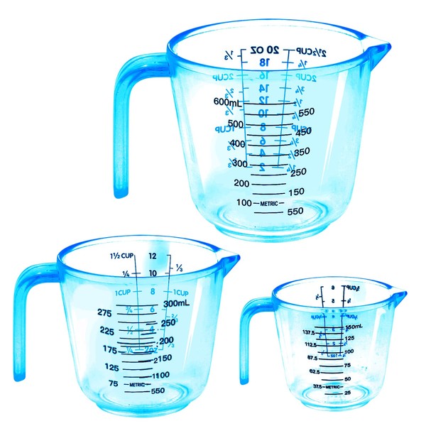 Plastic Measuring Jug, BPA Free Measuring Cups,Measuring Cup Jugs for