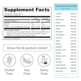 Ancient Nutrition Collagen Peptides Powder, Multi Collagen Protein, Women & Men, Vitamin C, Probiotics, Hydrolyzed Collagen, Supports Skin, Joints, Gu