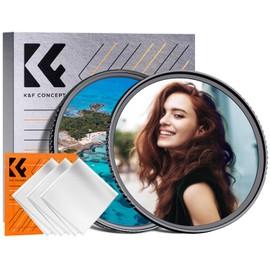 K&F Concept 82mm 1/4 Black Mist+CPL Filter Set Soft Effect Polarizing Effect 18 Layer Nano Coating Polarizing Filter Soft Filter Decrease Best for Video Portraits (Nano-Klear)