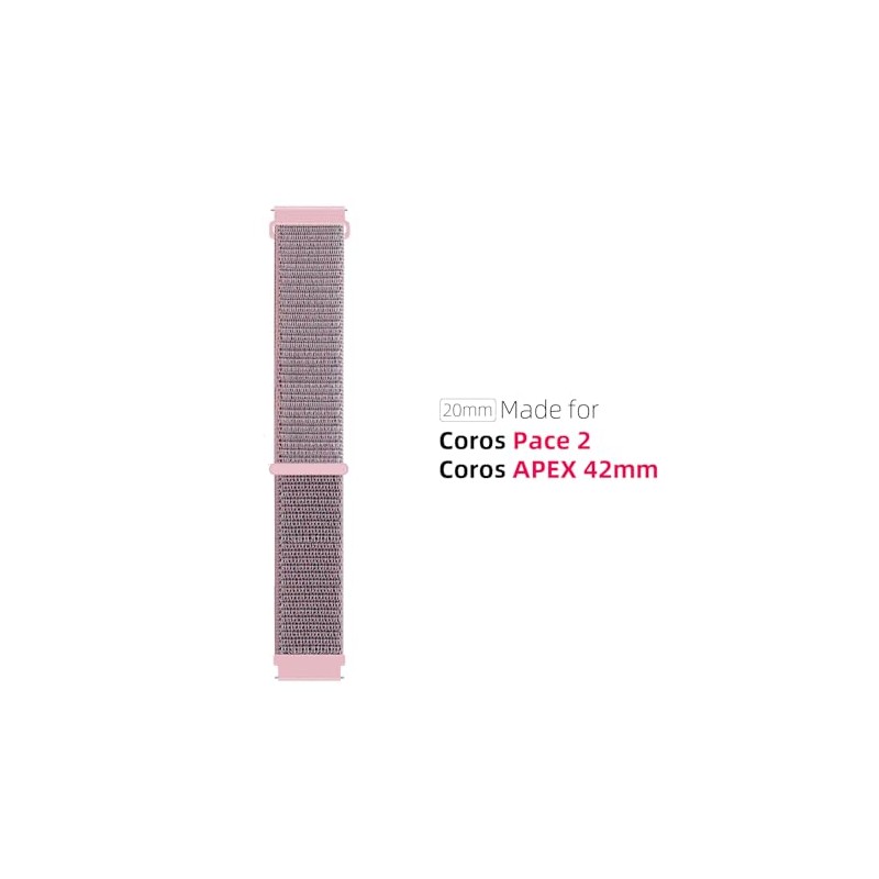 BlackPro Compatible with Coros Pace 2 Watch Band/Coros Apex 42mm