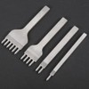 4 Pcs Hole Chisel 1+2+4+6 Prong Leather Punch Tool DIY