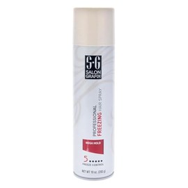Salon Grafix Mega Hold Professional Freezing Hair Spray, 10 Ounces (Pack of 1)