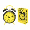 FISURA Analogue Alarm Clock, Black/Yellow, Standard