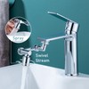 1080°Swivel Faucet Extender With 2 Spray Modes Sink Rotating Faucet