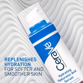 CeraVe Hyaluronic Acid Face Serum 1 oz Hydrating Serum for Face with Vitamin B5 For Normal to Dry Skin Paraben & Fragrance Free
